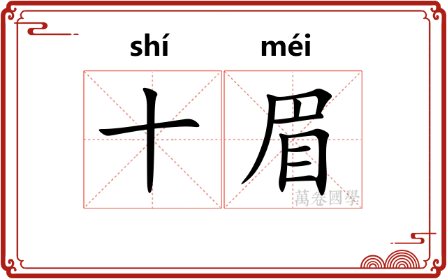 十眉