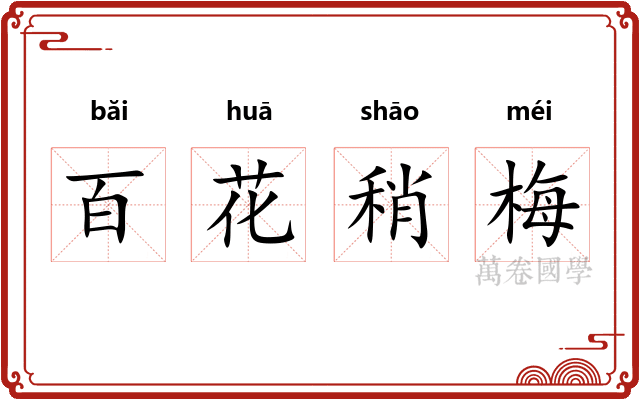 百花稍梅 百花稍梅