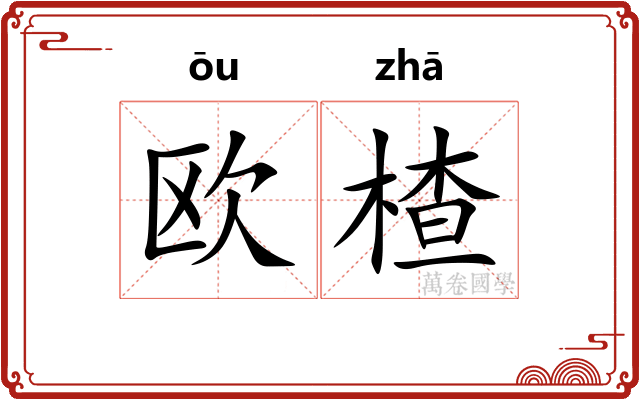 欧楂
