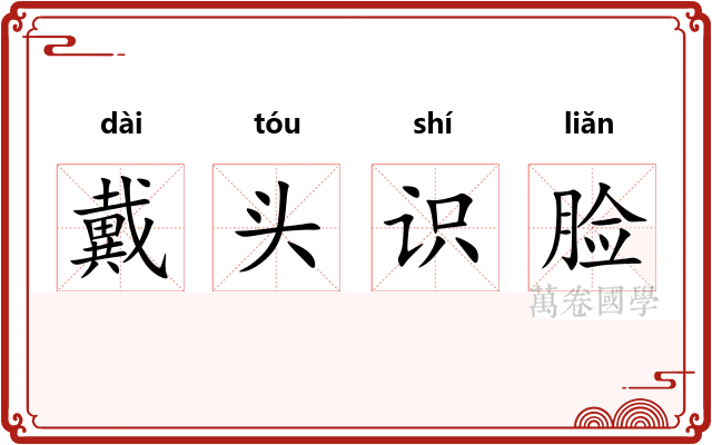 戴头识脸
