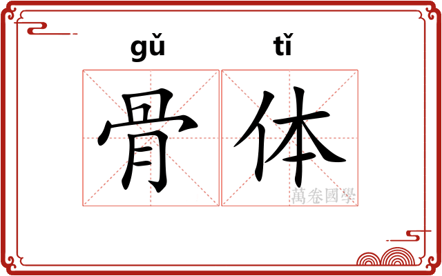 骨体