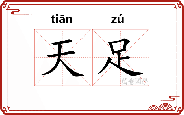 天足