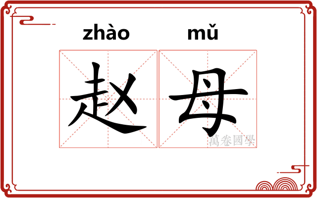 赵母 赵母