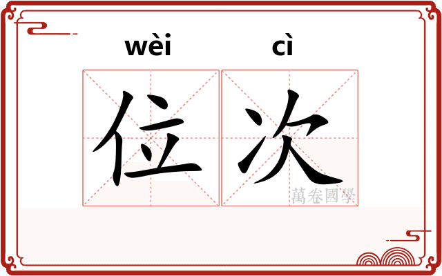 位次