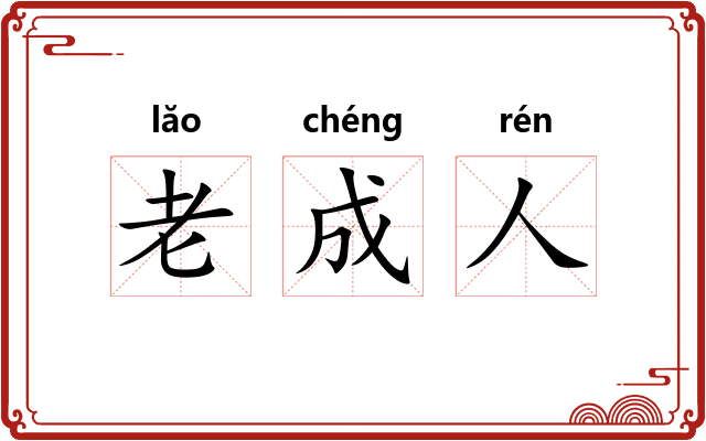 老成人 老成人