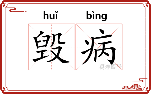 毁病