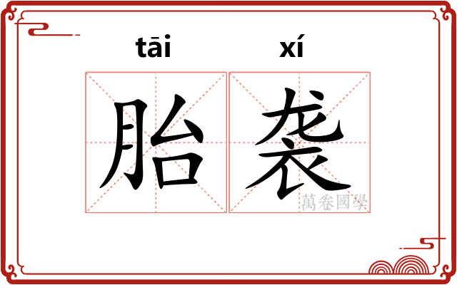 胎袭