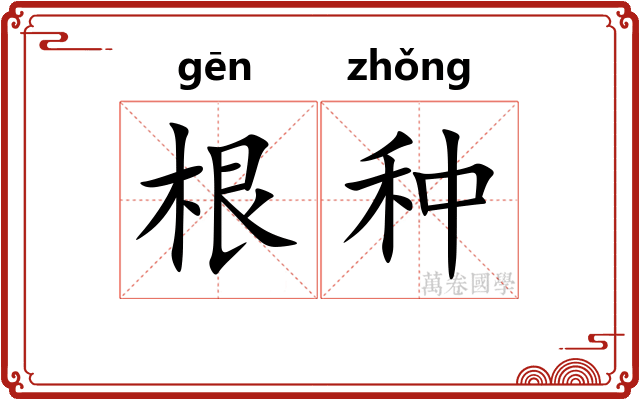 根种 根种