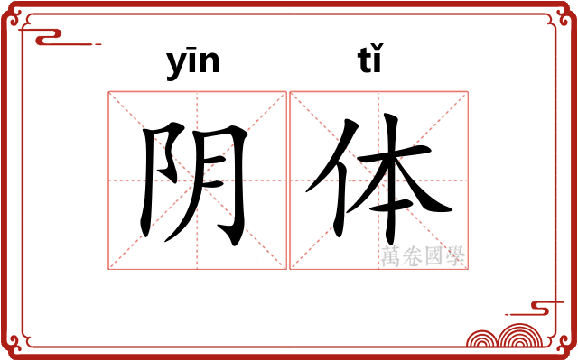 阴体 阴体