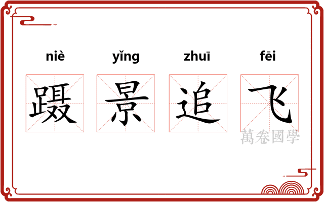蹑景追飞