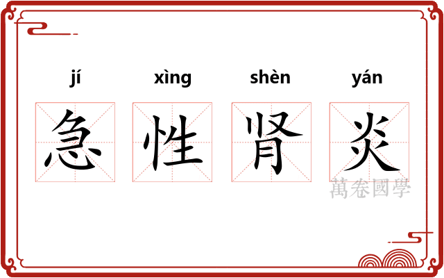 急性肾炎