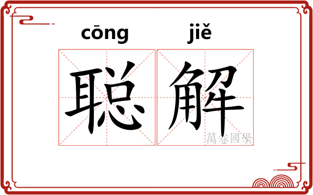 聪解