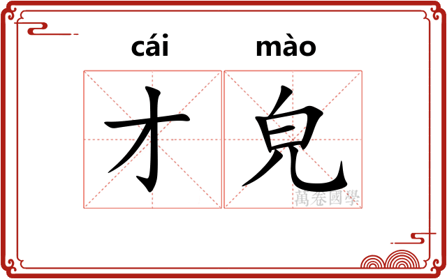 才皃