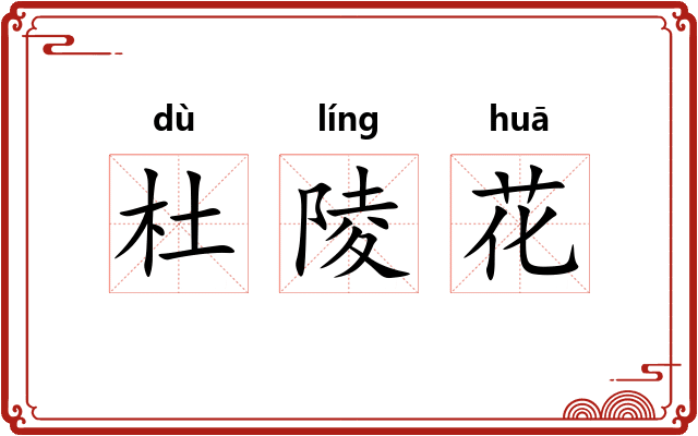 杜陵花