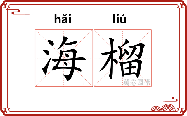 海榴 海榴