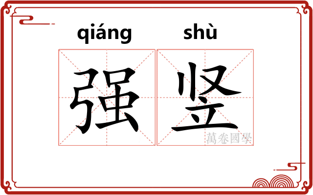强竖