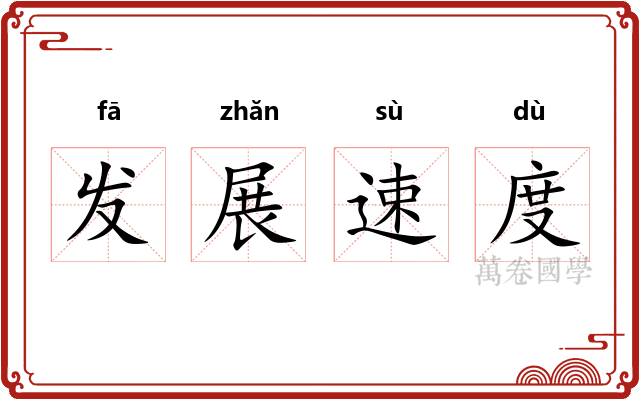 发展速度