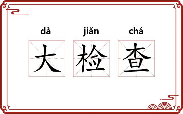 大检查