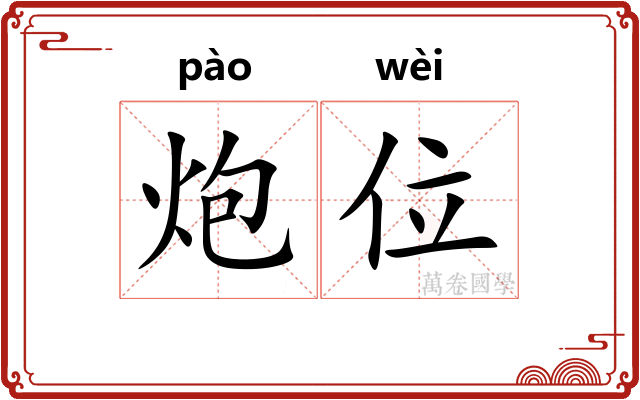 炮位