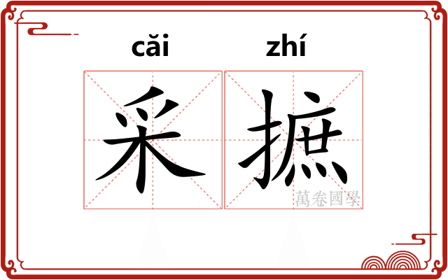 采摭