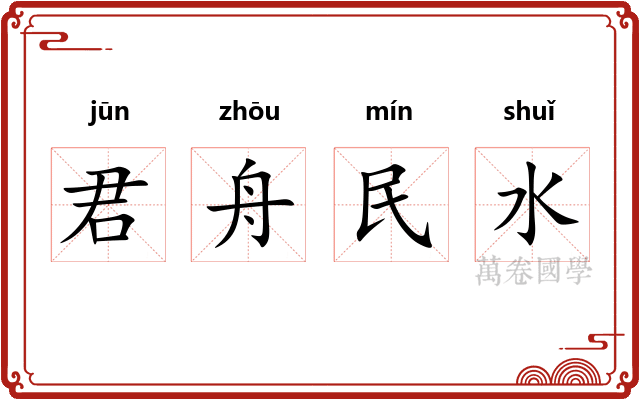 君舟民水