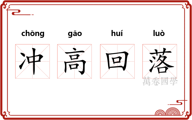 冲高回落 冲高回落