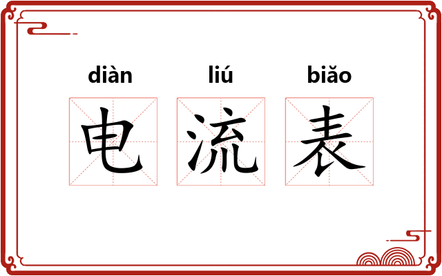 电流表 电流表