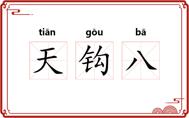 天钩八 天钩八