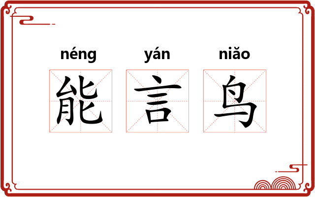 能言鸟
