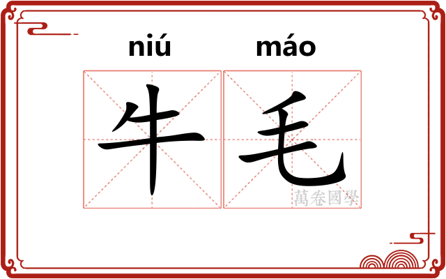 牛毛