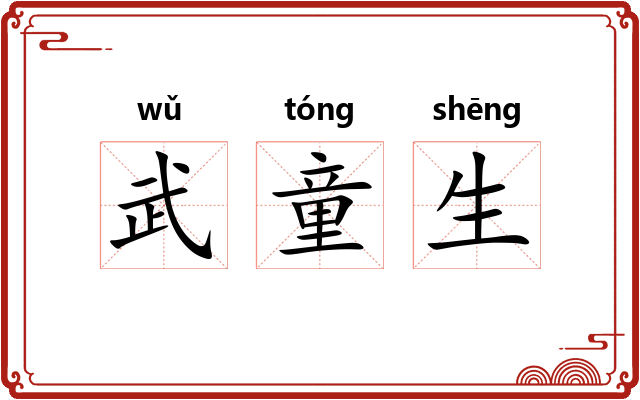武童生 武童生