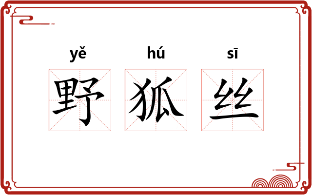 野狐丝 野狐丝