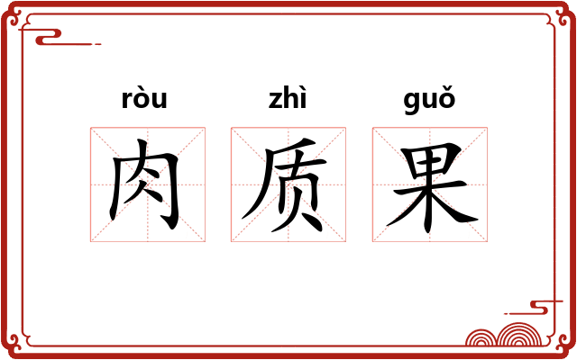肉质果 肉质果