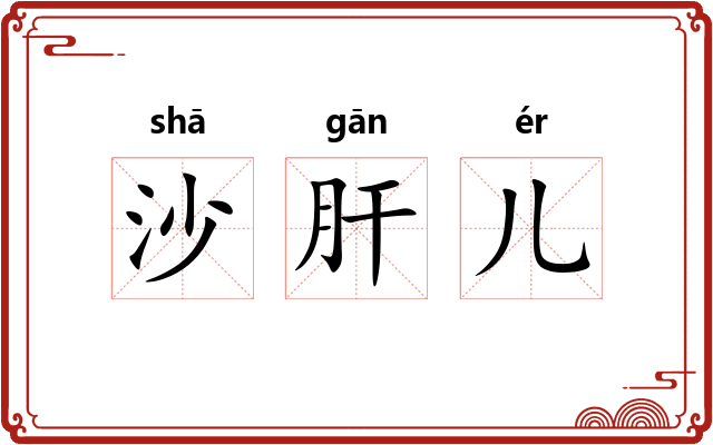 沙肝儿