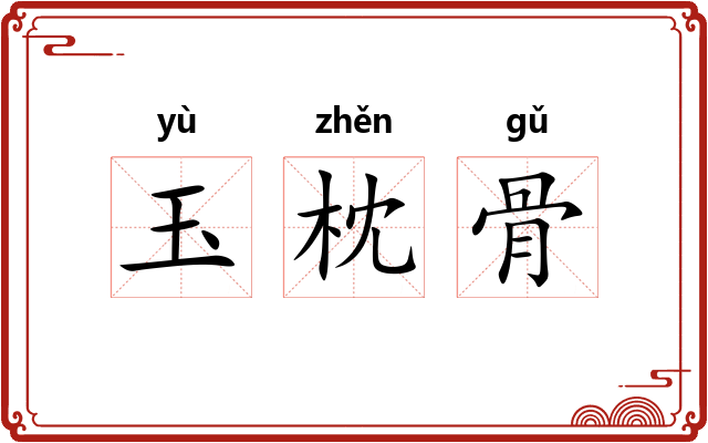 玉枕骨 玉枕骨