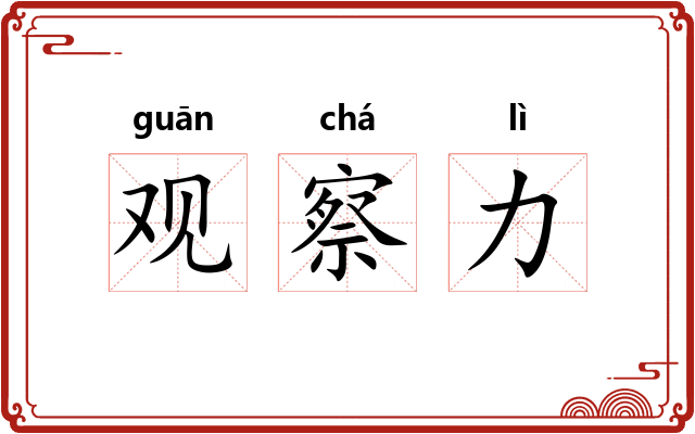 观察力 观察力