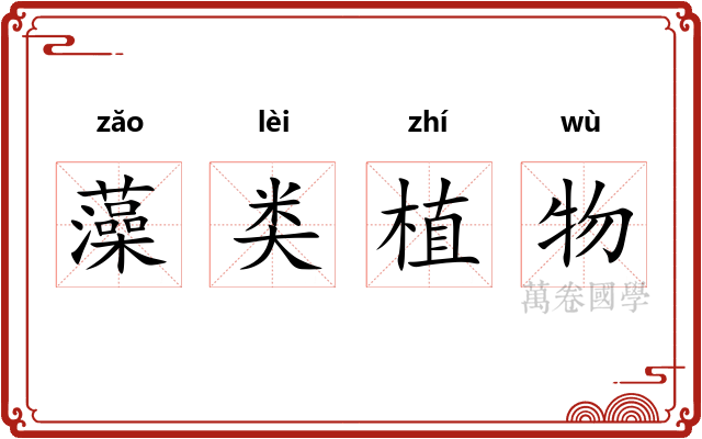藻类植物 藻类植物