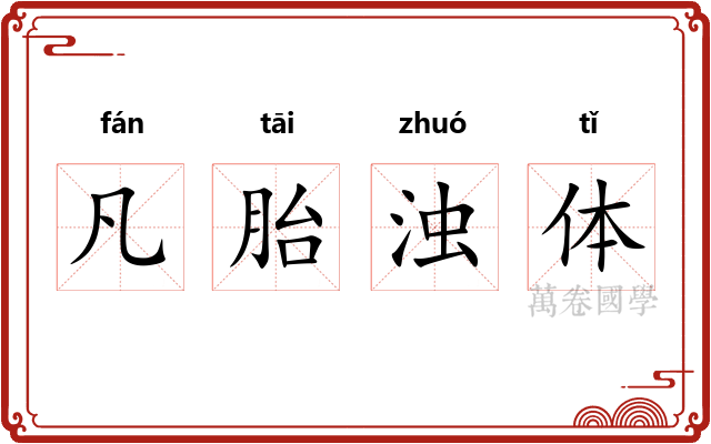 凡胎浊体 凡胎浊体
