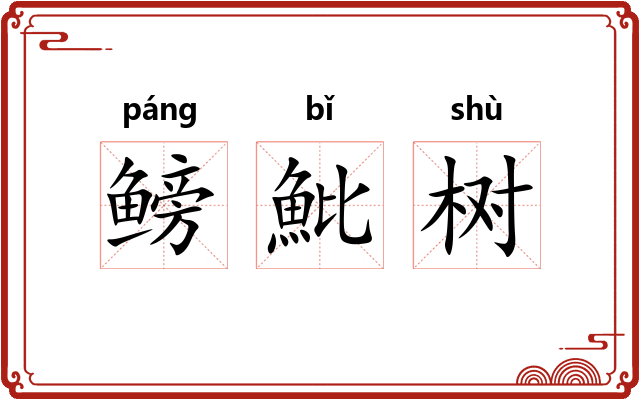 鳑魮树