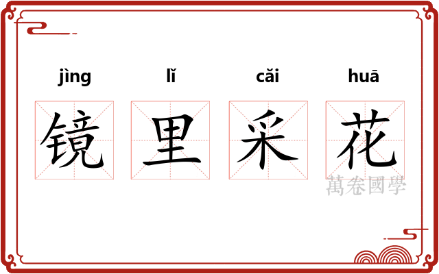 镜里采花