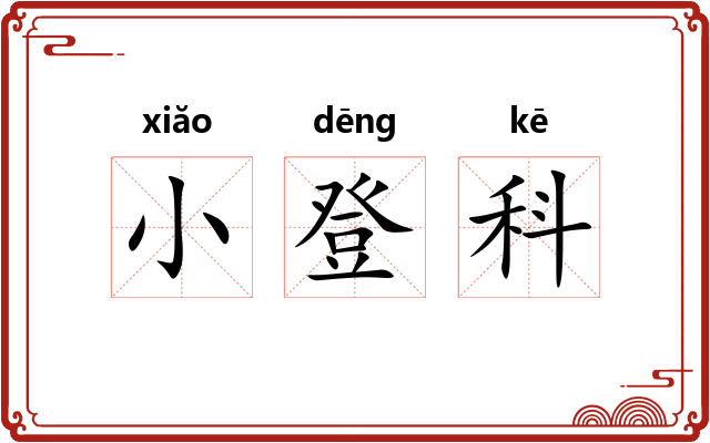 小登科 小登科