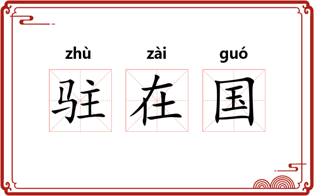 驻在国 驻在国