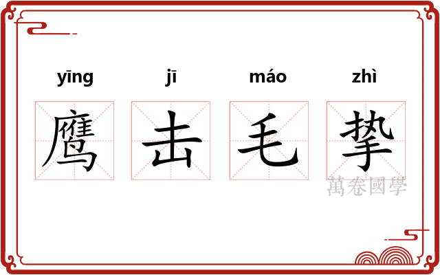 鹰击毛挚 鹰击毛挚