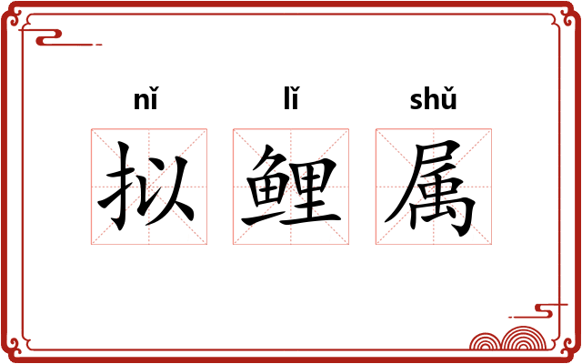 拟鲤属 拟鲤属
