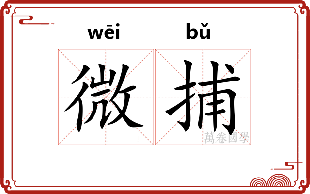微捕