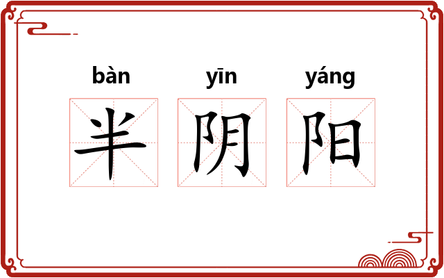 半阴阳