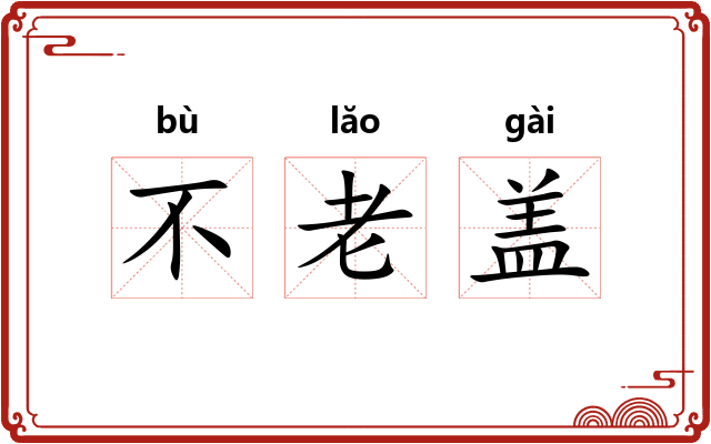 不老盖