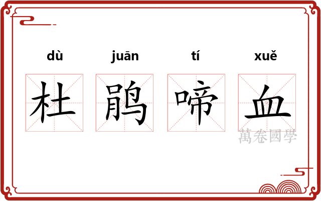 杜鹃啼血 杜鹃啼血