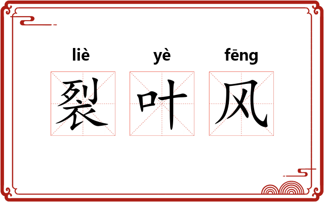 裂叶风 裂叶风