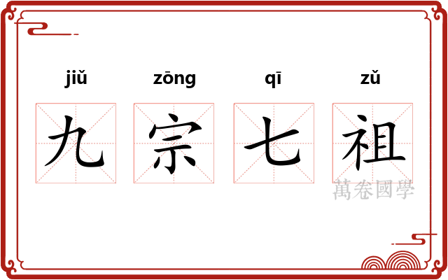 九宗七祖